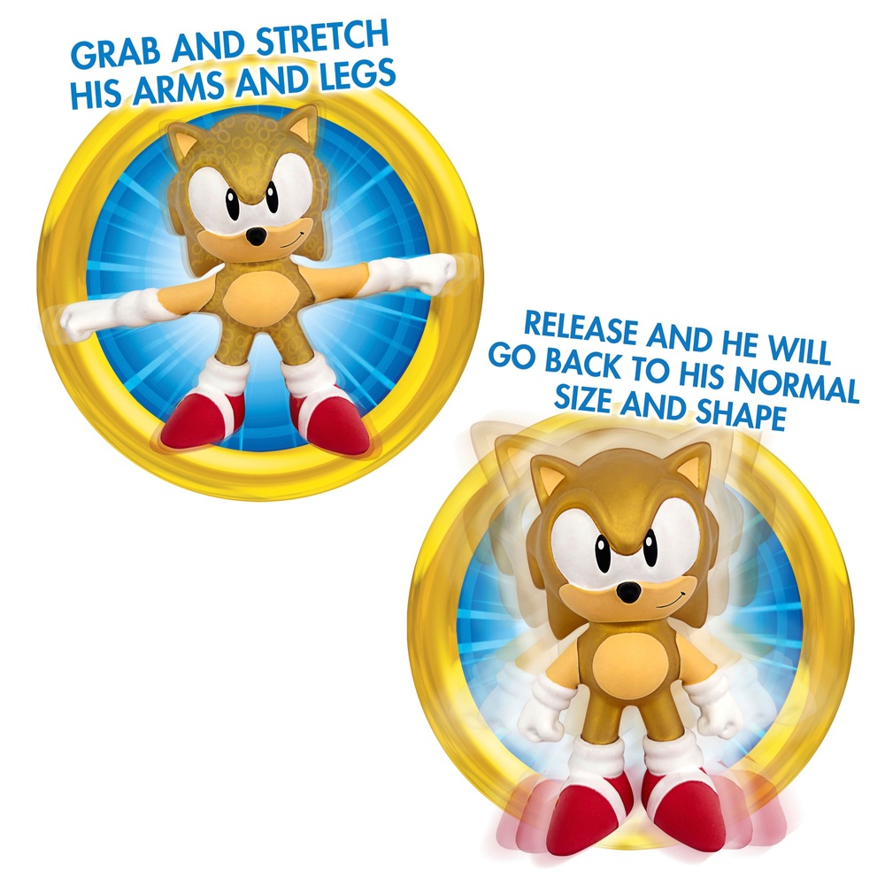 Heroes Of Goo Jit Zu Sonic The Hedgehog Gold Stretch Sonic 54 Off 2894