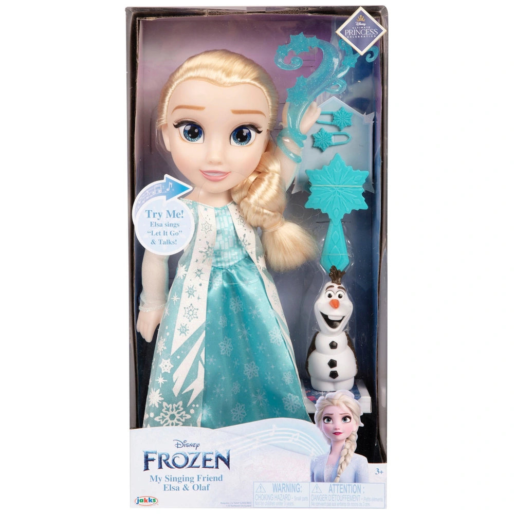 Disney Frozen Toddler Doll My Singing Friend Elsa Olaf