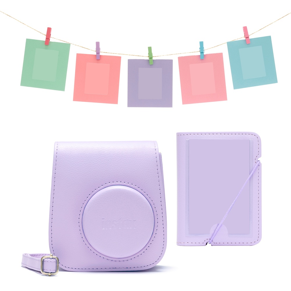 Fuji Instax Mini 11 Instant Camera Accessory Kit Lilac Purple Smyths