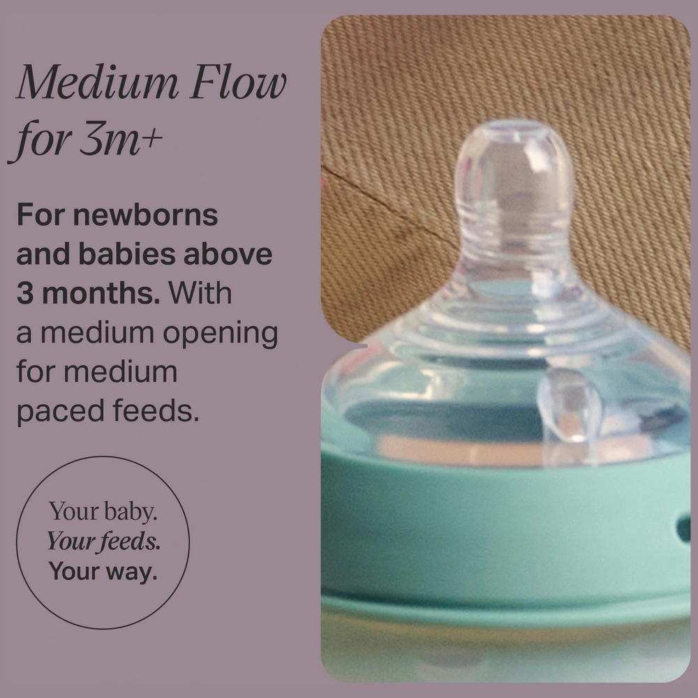 Tommee Tippee Closer to Nature Fast-Flow Baby Bottle Teats Pack