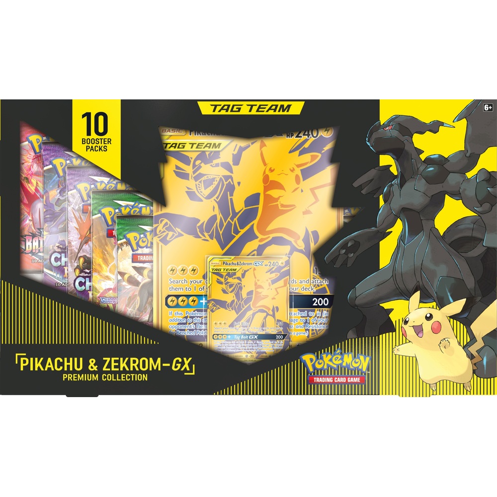 Pokémon Trading Card Game Pikachu and Zekrom GX Premium Collection