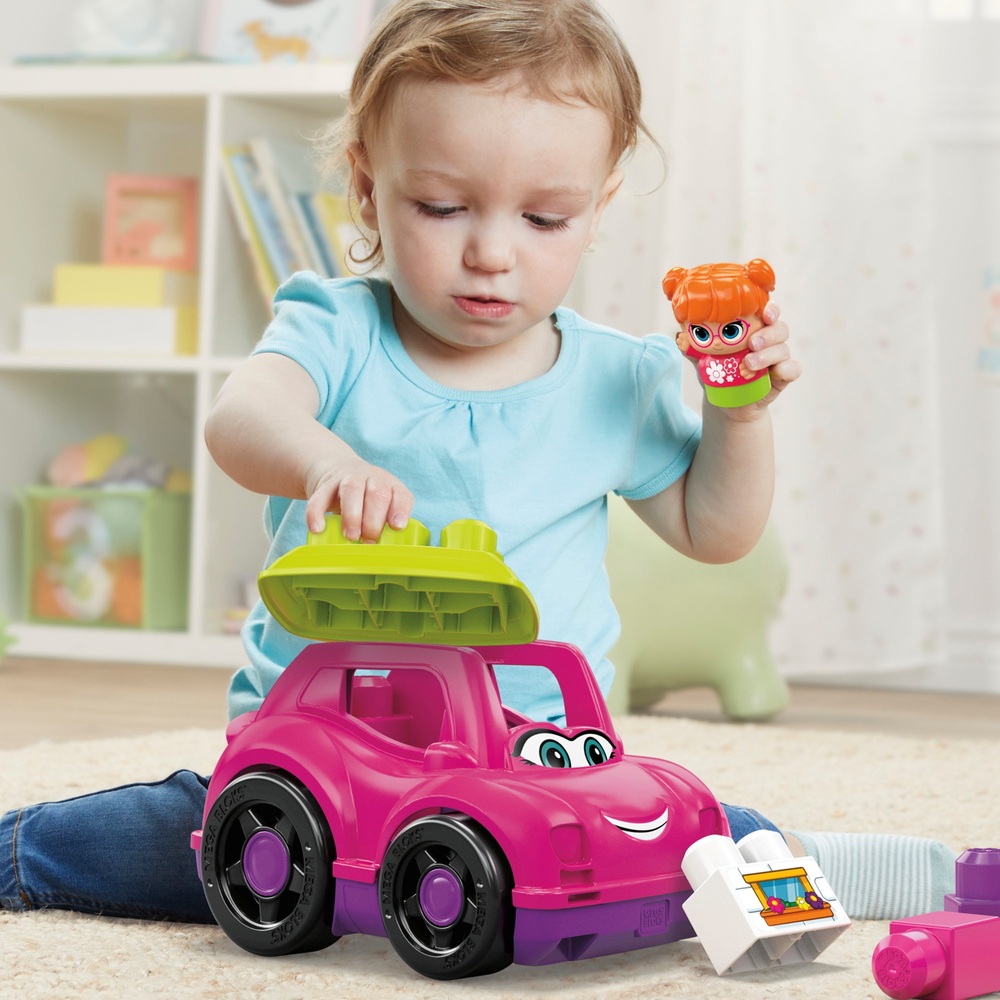 Mega Bloks Lil Vehicles Catie Convertible Car | Smyths Toys UK