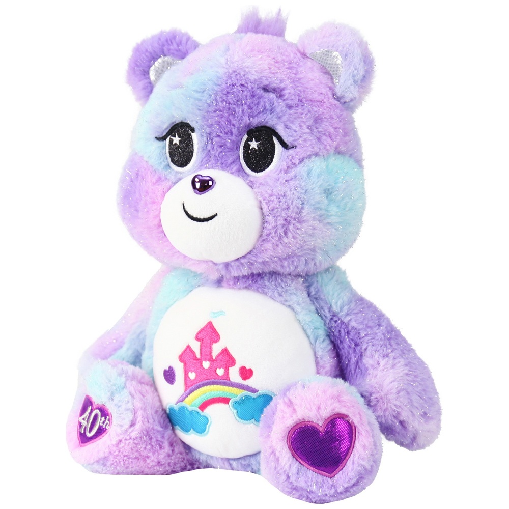 Care Bears 35cm Plush - Care A Lot 40th Anniversary Bear | Smyths Toys UK