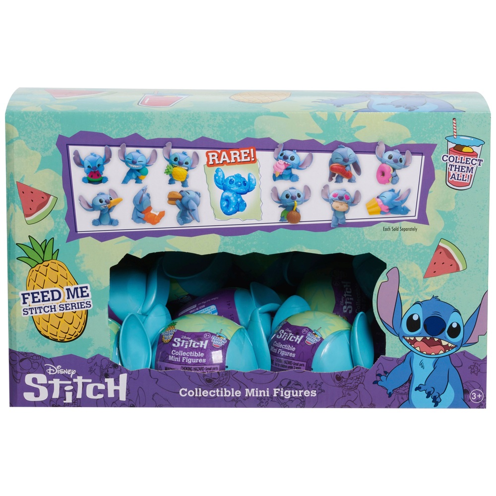 Disney STITCH Collectible Mini Figures,Feed Me Stitch Series!💙✨ #stitch  #liloandstitch #asmr 