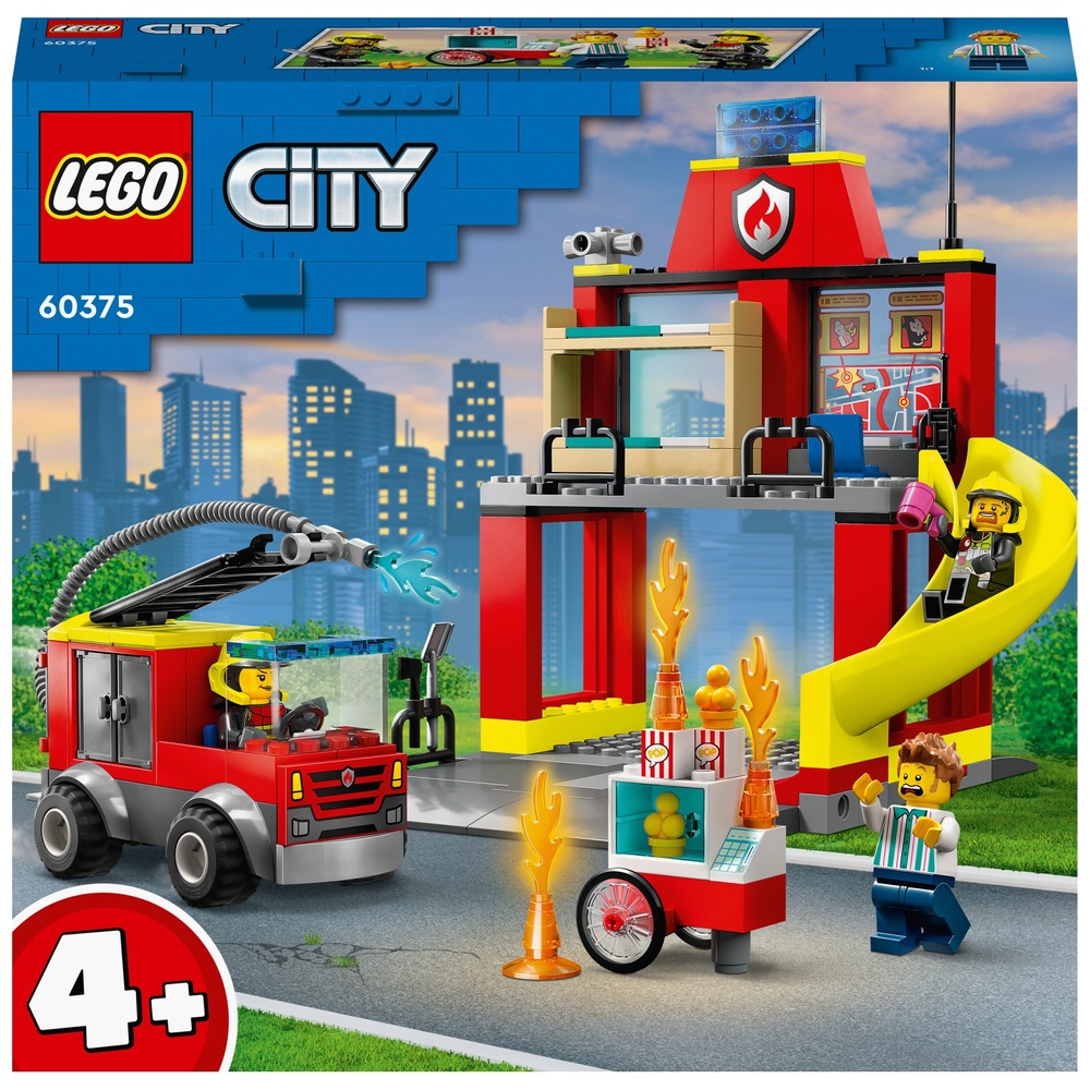 Soldes LEGO City - Le camion d'intervention des pompiers (60374) 2024 au  meilleur prix sur