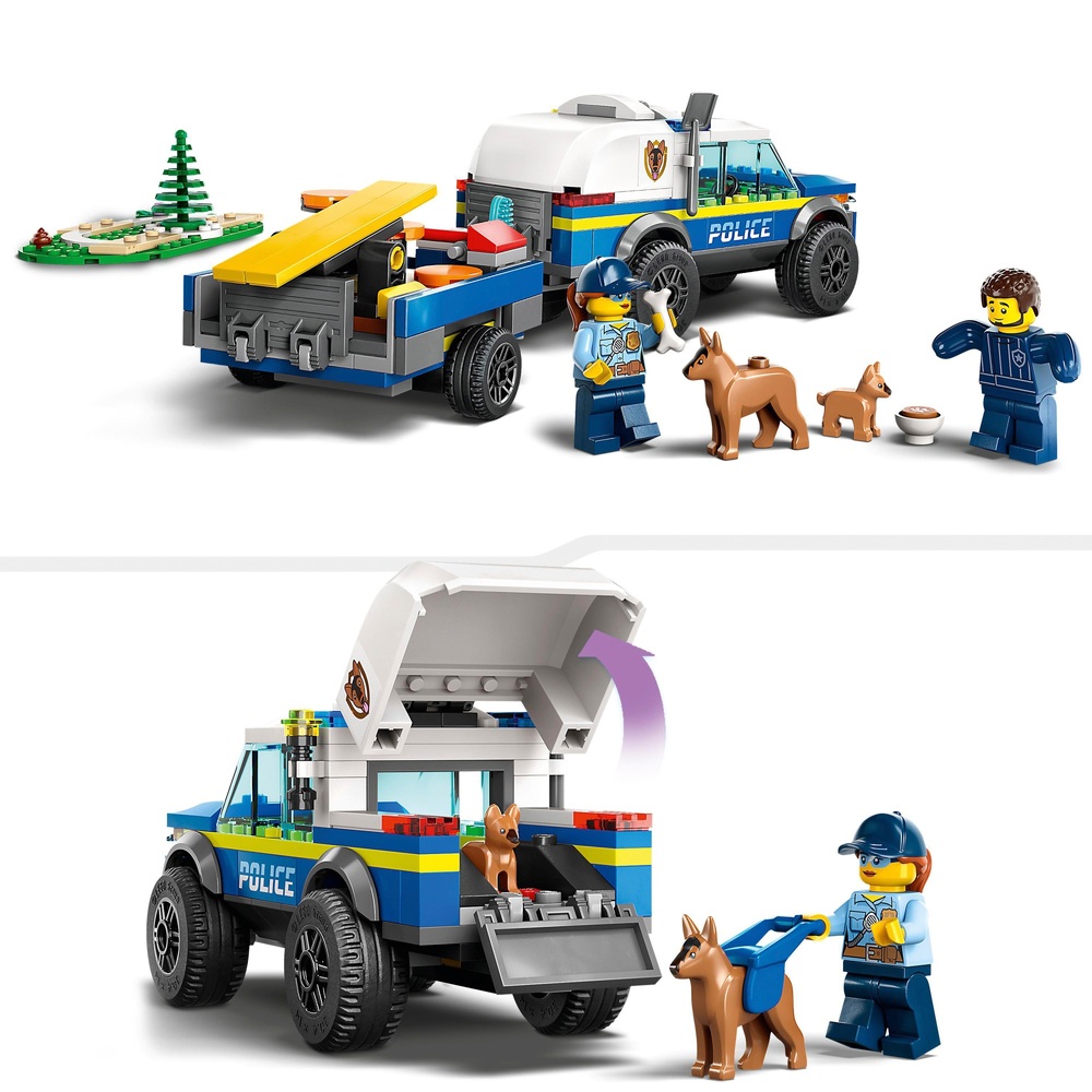 LEGO CITY-LE DRESSAGE DES CHIENS POLICIERS+5ANS – Orca