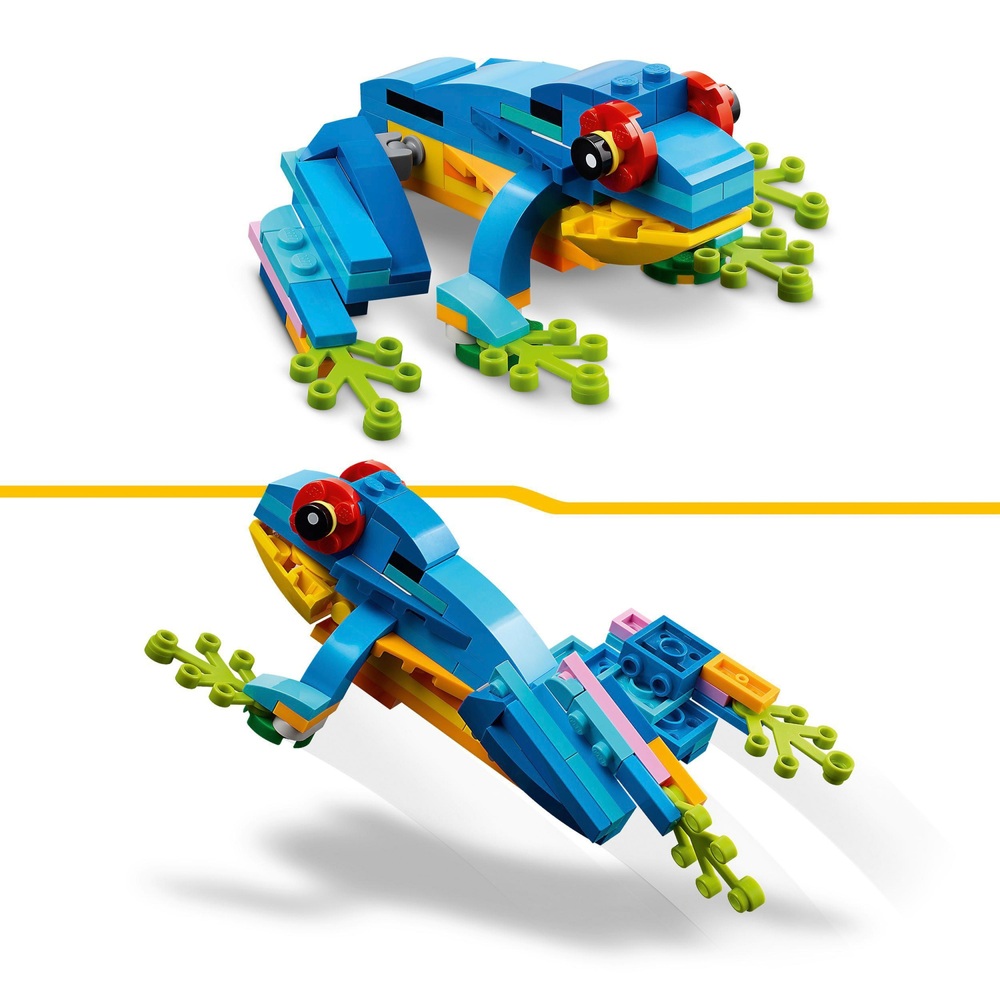 LEGO Creator 3-in-1 31136 Exotic Parrot Animals Building Set | Smyths Toys  UK