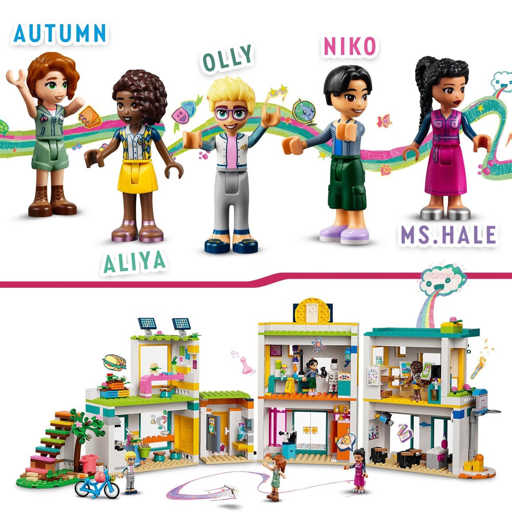 melodi øjeblikkelig Salme LEGO Friends 41731 Heartlake International School Set | Smyths Toys UK
