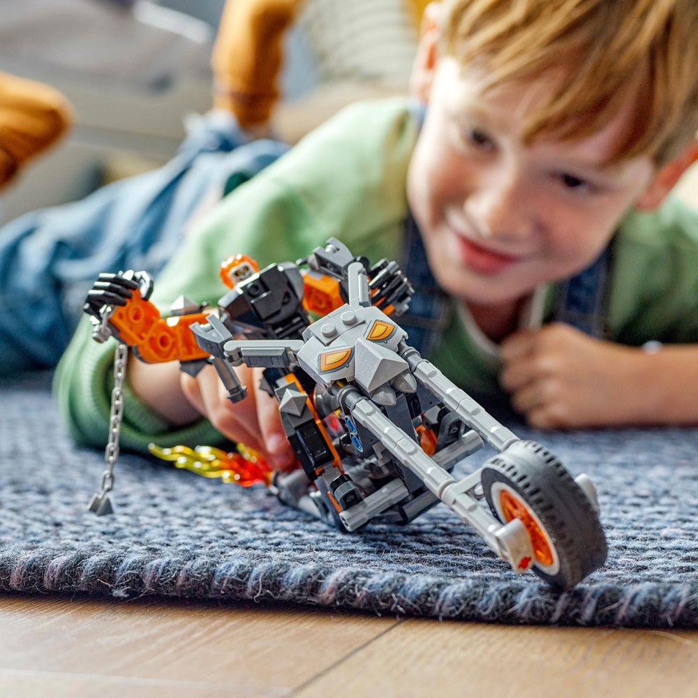 LEGO 76245 Marvel Ghost Rider Mech & Bike Motorbike Toy | Smyths Toys UK