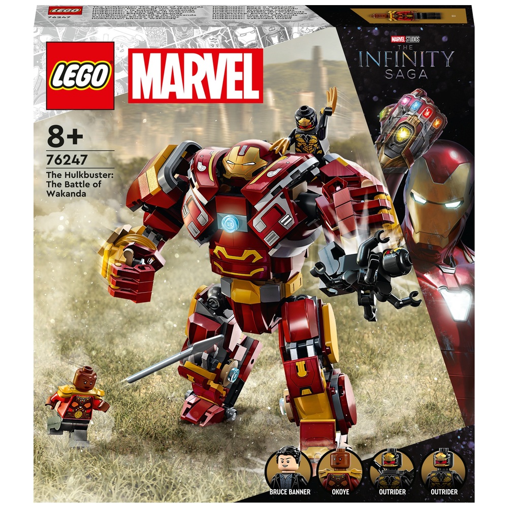 LEGO Marvel 76247 The Hulkbuster: The Battle of Wakanda Set