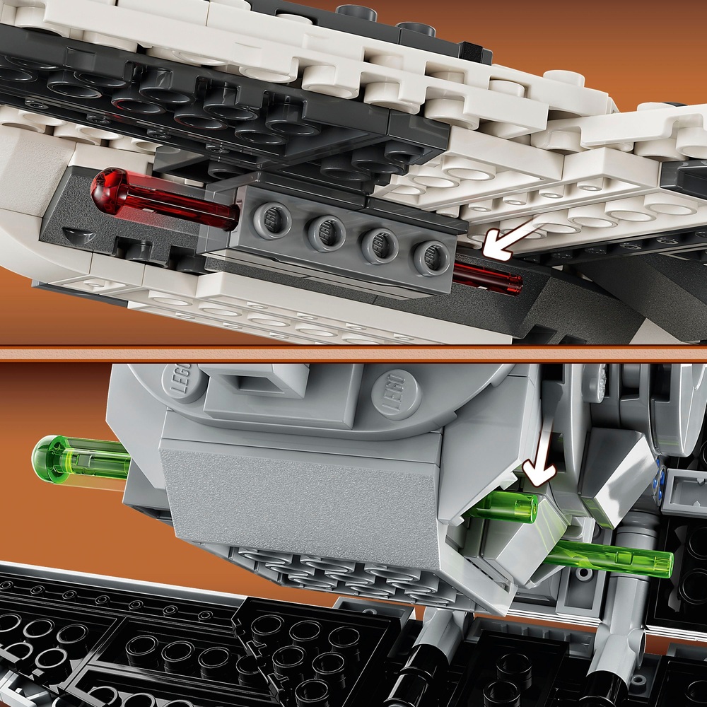 LEGO Star Wars 75348 Mandalorian Fang Fighter vs TIE Interceptor™