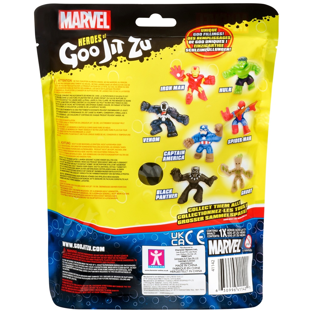 Heroes Of GOO JIT Zu – Ghost Spider Mit Schleimfüllung, Dehnbare Marvel Actionfigur