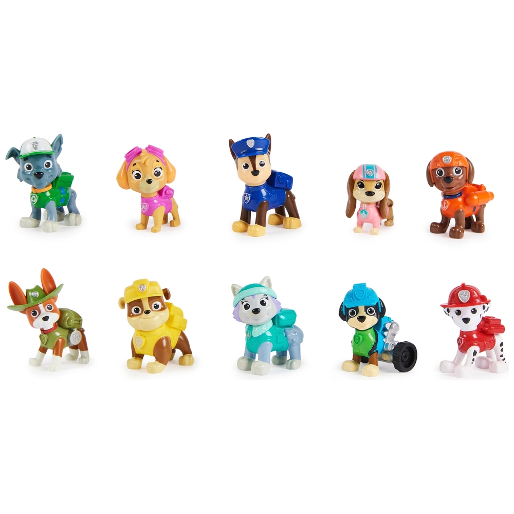 PAW Patrol Character Figures All Paws 10 Pack Smyths Toys UK