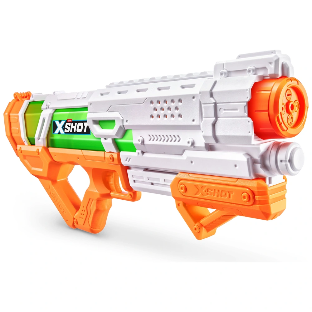 Pistolet à Eau Motorisé X-Shot Mega Pulse - Recharge Rapide 1 Seconde, Capacité 1100 Ml, Portée 9 M - Pour Batailles D'eau