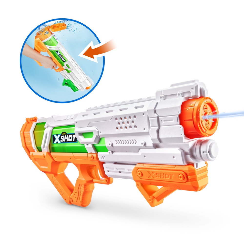 maart Dierentuin s nachts karbonade X-Shot Fast-Fill Epic waterpistool 60 cm | Smyths Toys Nederland