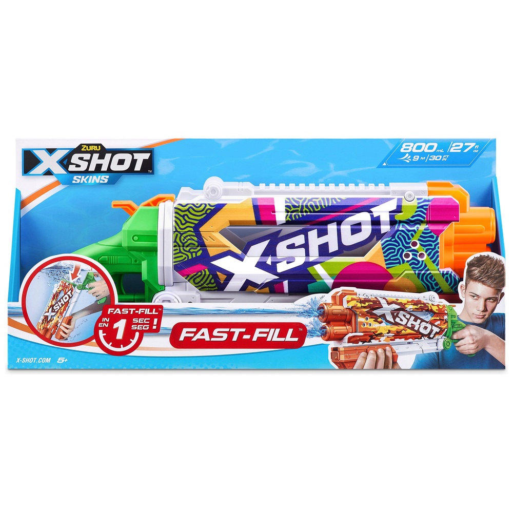 X-Shot Wasserpistole Fast Fill Wasserblaster Ripple | Smyths Toys Schweiz