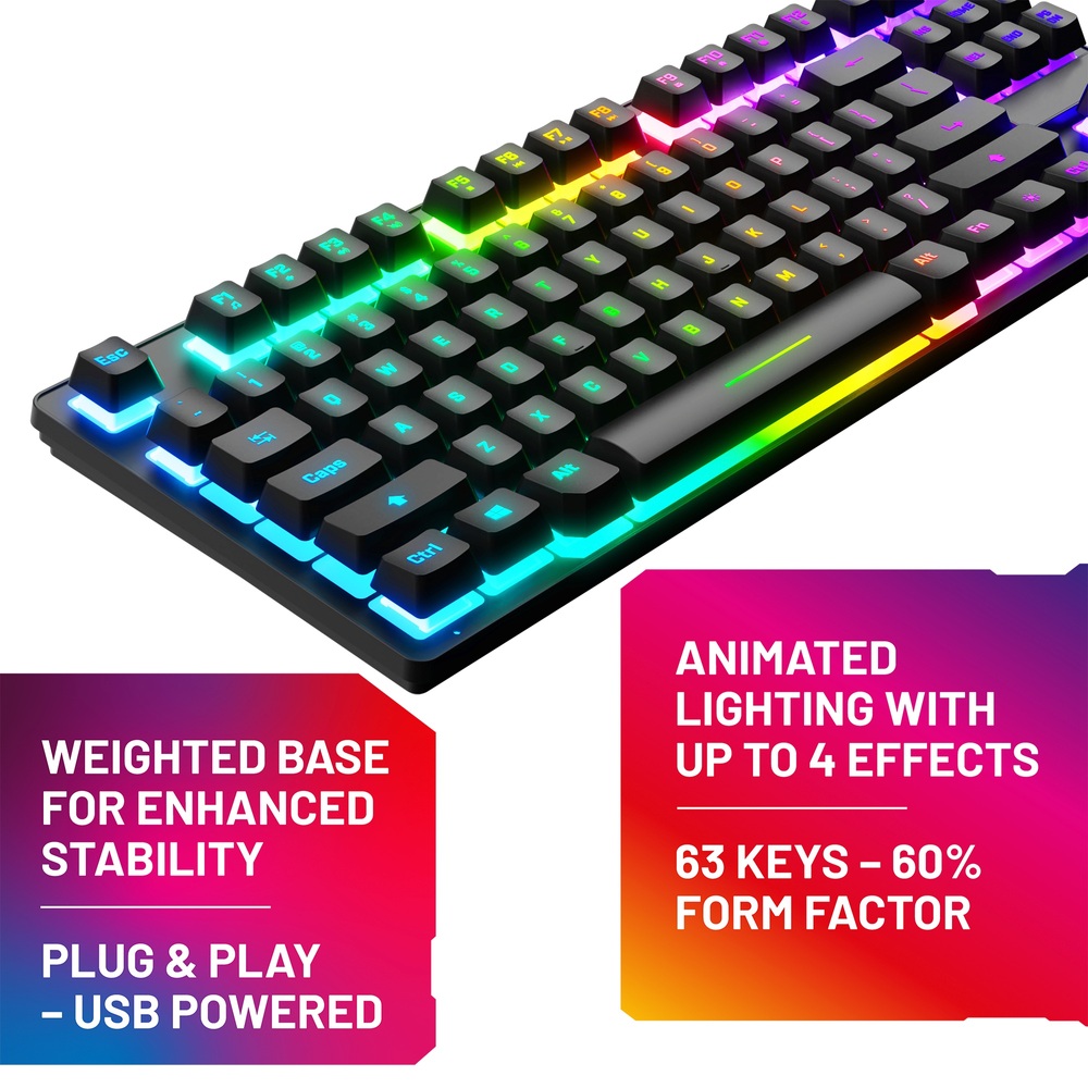 Stealth 4 in 1 Light Up Gaming Bundle – Keyboard, Mouse, Mouse Pad, C6-100  LED Gaming Headset | Smyths Toys Ireland