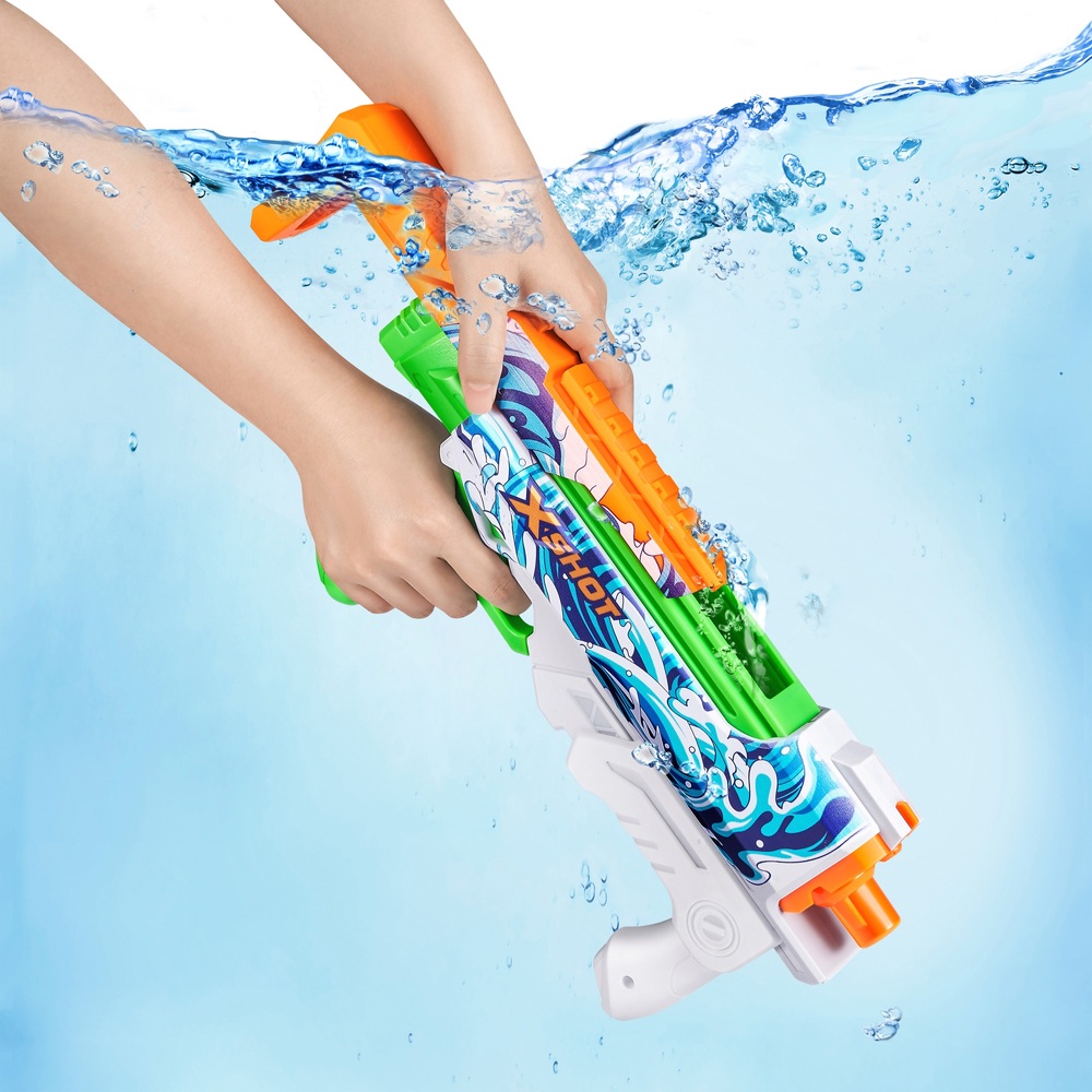 Xshot Water Fast-fill Skins Hyperload Water Blaster Waves By Zuru 