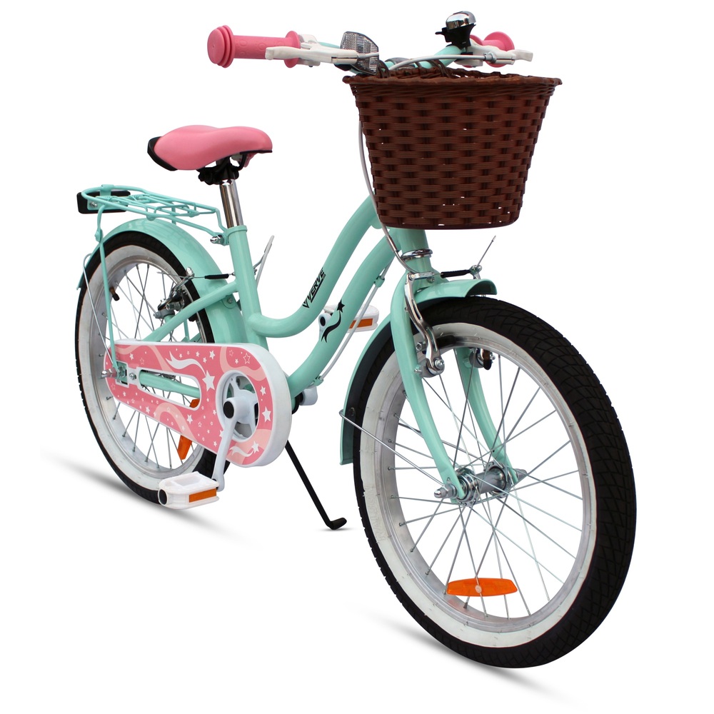18 inch kinderfiets Verve Star Mint groen/roze | Toys Nederland