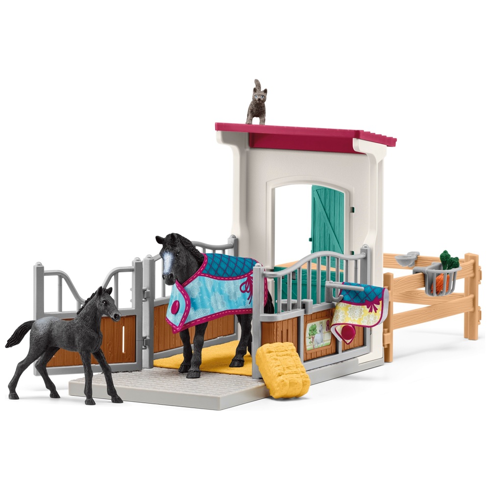Schleich Horse Club Horse Box with Mare & Foal 42611 | Smyths Toys UK