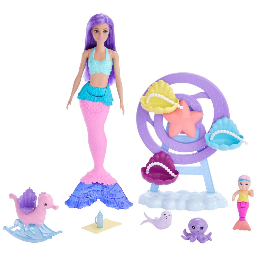 Barbie Dreamtopia Mermaid Nurturing Playset | Smyths Toys UK