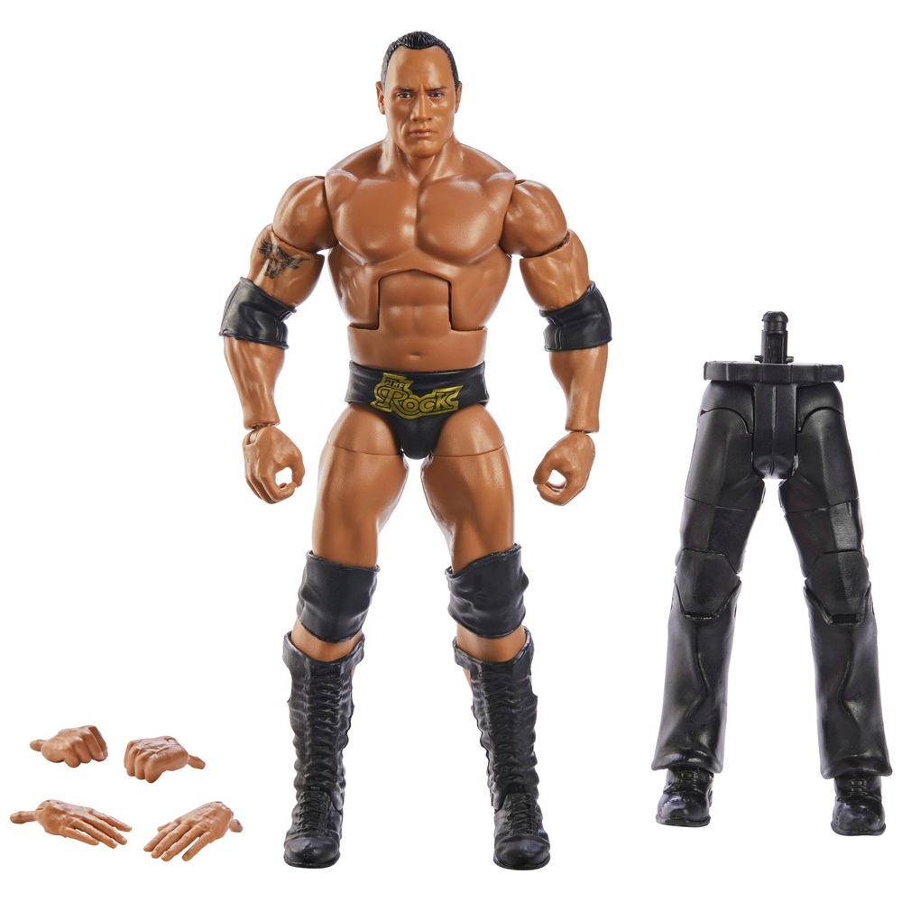 WWE WrestleMania Elite The Rock Action Figure | Smyths Toys Ireland