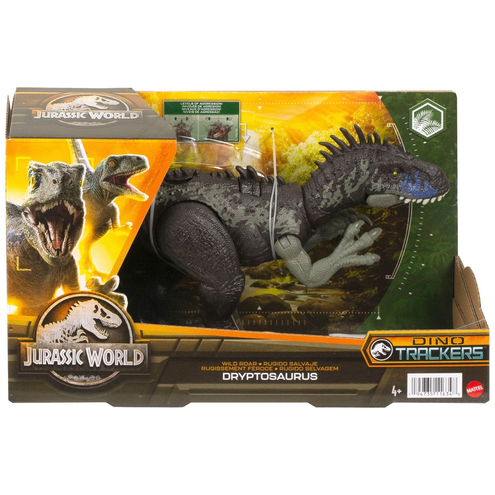 Jurassic World Wild Roar Dryptosaurus Dinosaur Figure | Smyths Toys UK