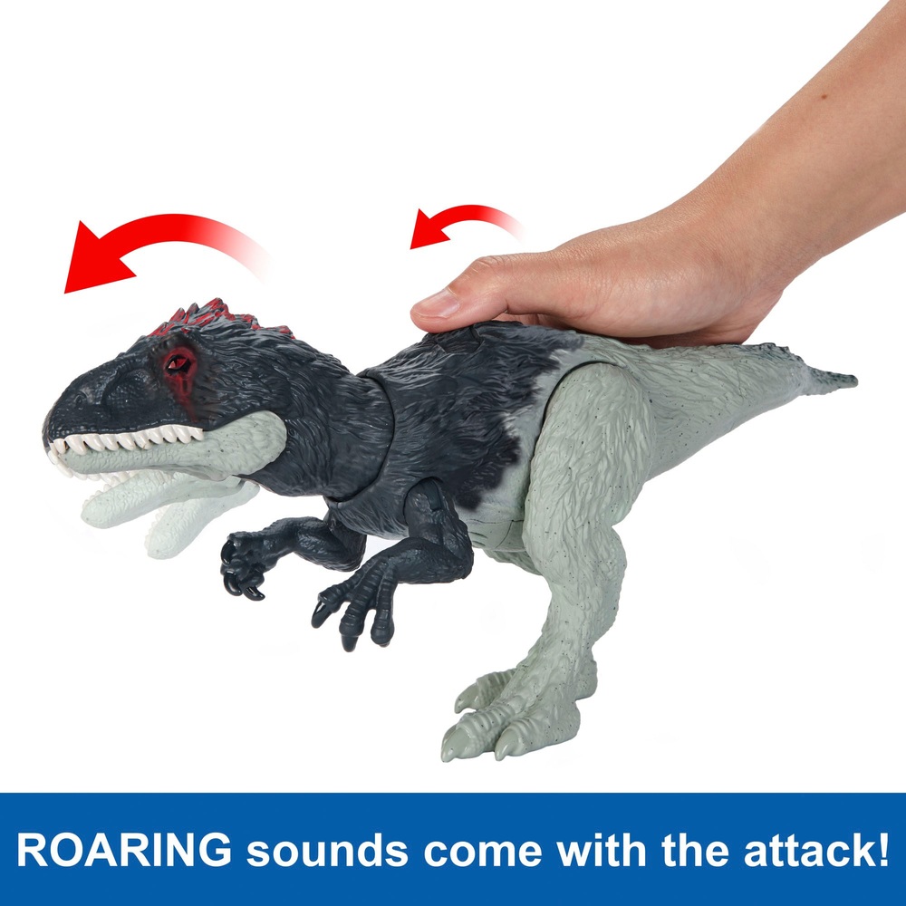 Jurassic World Wild Roar Eocarcharia Dinosaur Figure | Smyths Toys UK