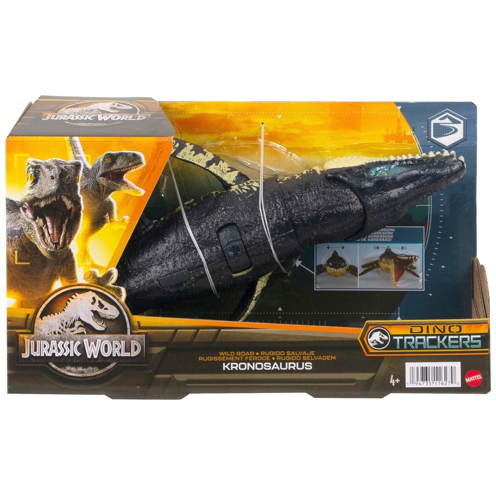 Jurassic World Wild Roar Kronosaurus Dinosaur Figure Smyths Toys UK