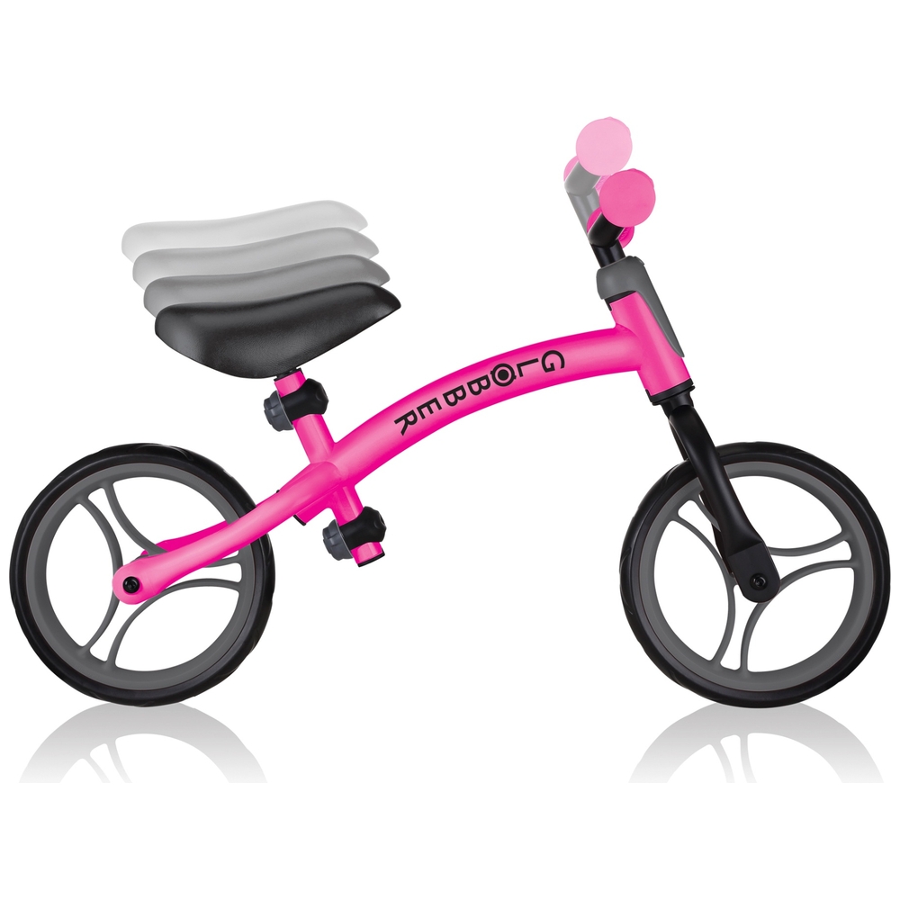 8.5 Inch Globber GO BIKE Balance Bike Pink Smyths Toys UK
