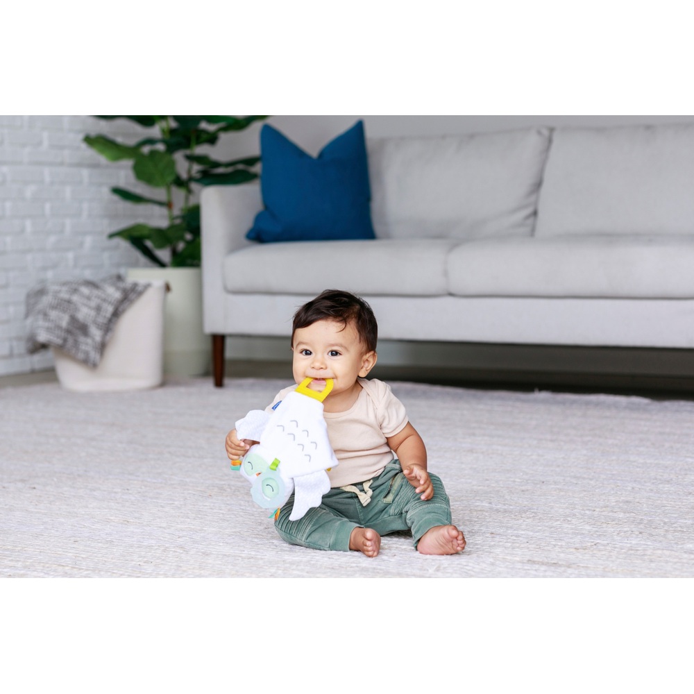 Infantino GlowInTheDark Cuddle & Teether Owl Smyths Toys UK