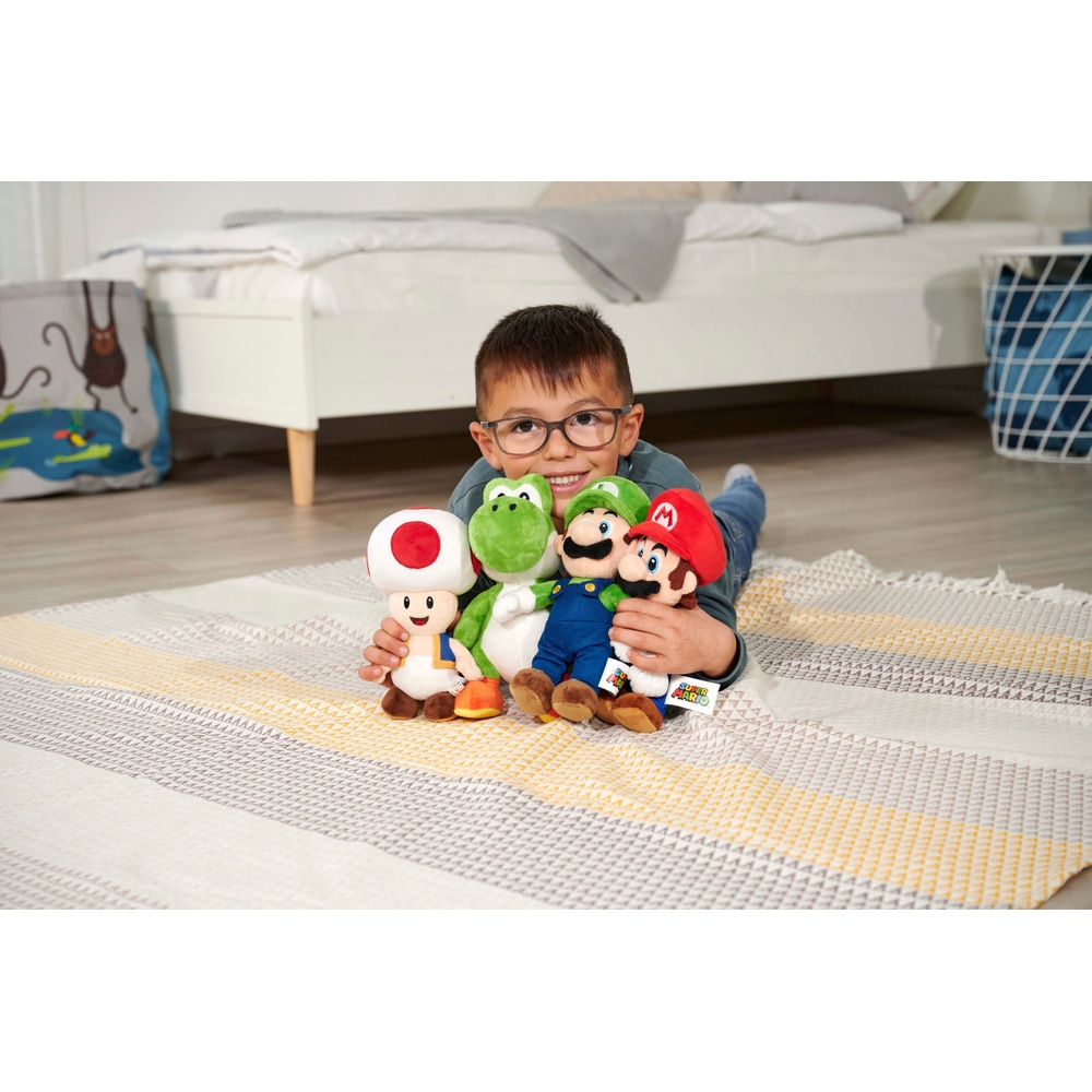 Peluche Nintendo Mario Toad jaune - Nintendo - 18 mois