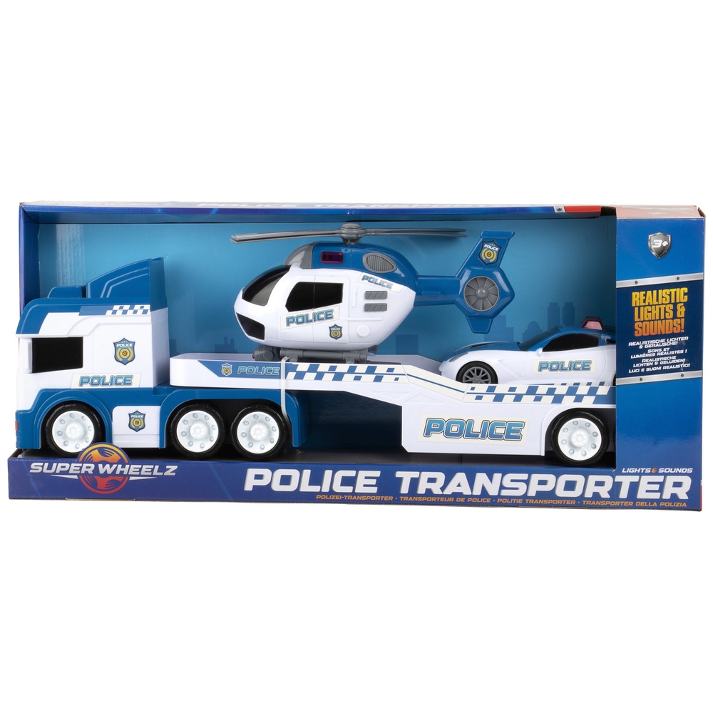Super Wheelz - Voiture Police avec Sons et Lumières