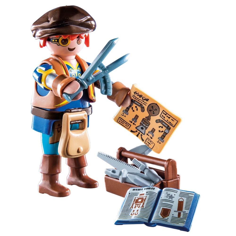 PLAYMOBIL Novelmore 71302 Dario mit Werkzeug Smyths Toys Österreich