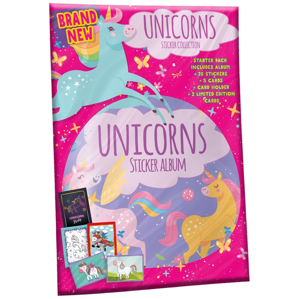 Unicorns Sticker Collection Starter Pack Smyths Toys UK