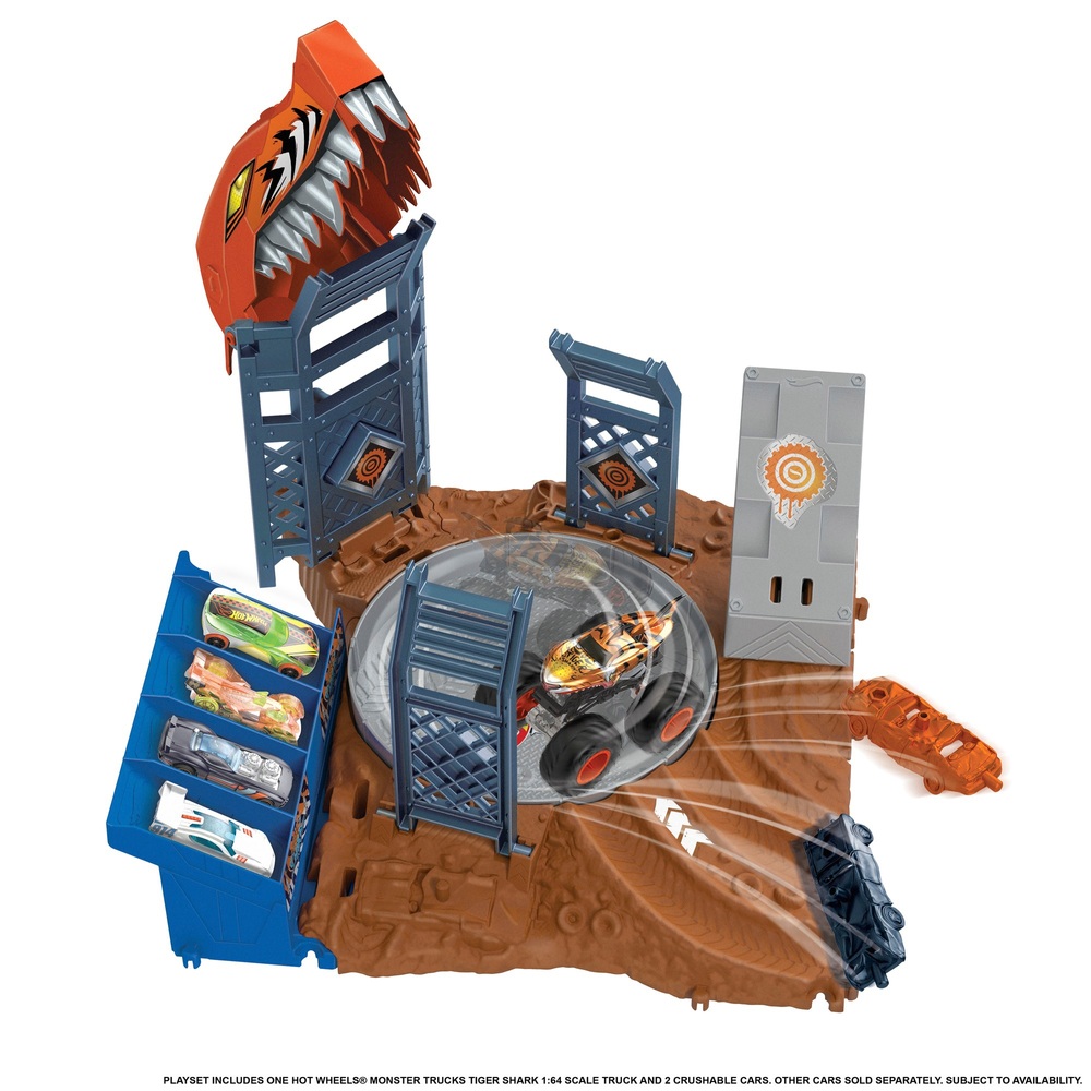 Hot Wheels Monster Trucks Arena Smashers Ultimate Crush Yard