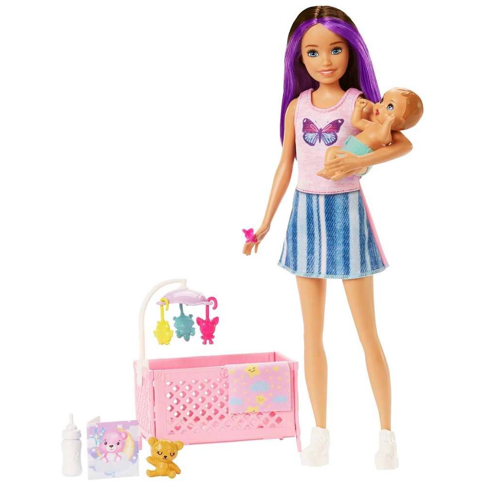 tumor Hollywood Trojaanse paard Barbie Skipper Babysitters Inc. Sleepy baby en Skipper set | Smyths Toys  Nederland
