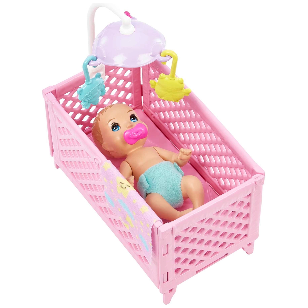 Poupée Barbie Skipper Playset Coffret bébé dormeur