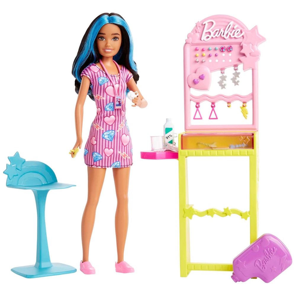 Barbie Skipper baan set Skipper met sieradenstandaard | Smyths Toys Nederland