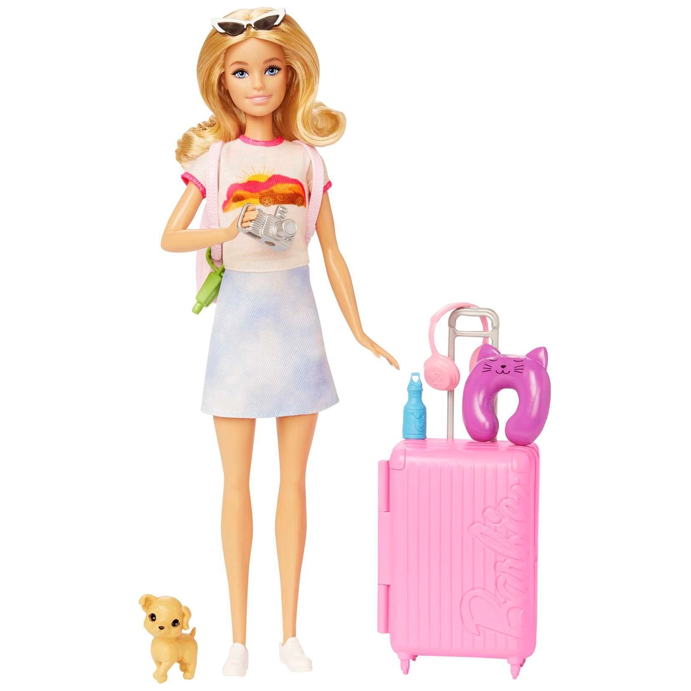 Barbie Malibu Travel Barbie Doll with Accessories Smyths Toys UK