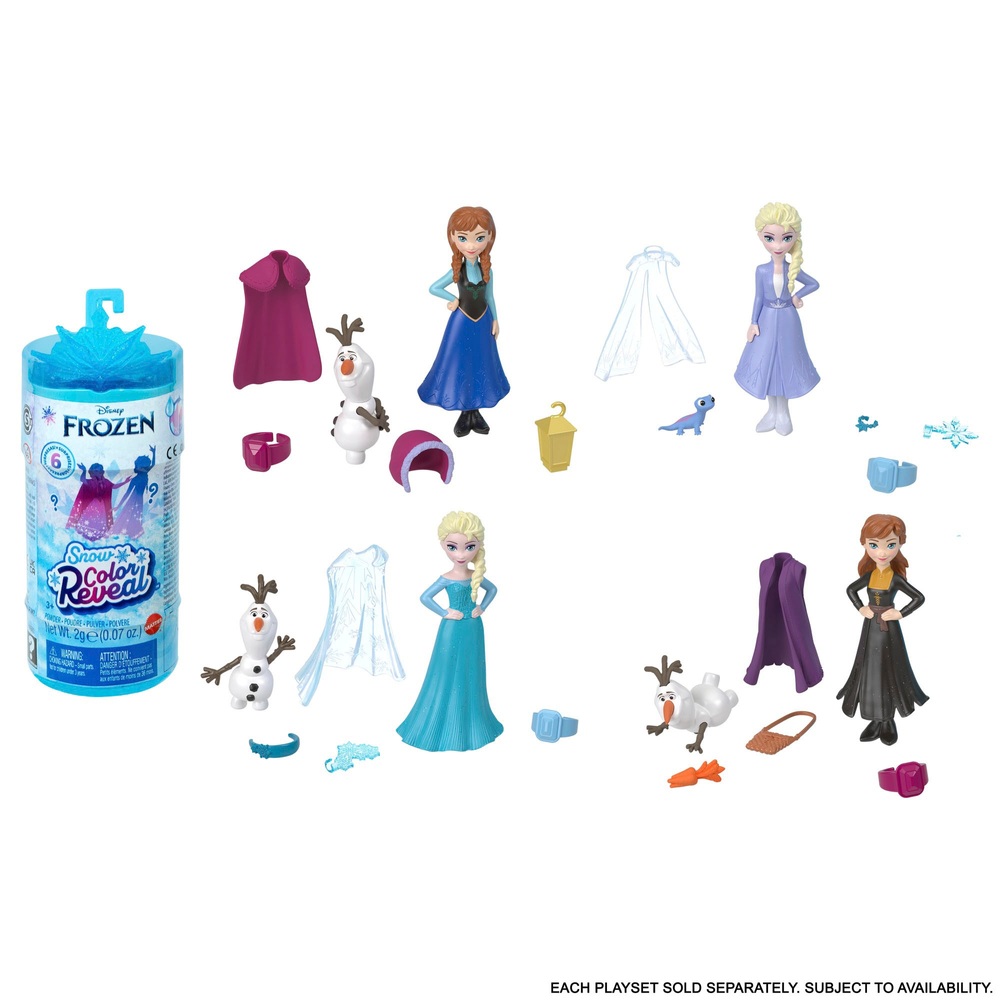team Isolator Sneeuwstorm Disney Frozen Ijsprinses Figurines Sneeuw Kleur Onthulling Sneeuw Magie  Assorti | Smyths Toys Nederland