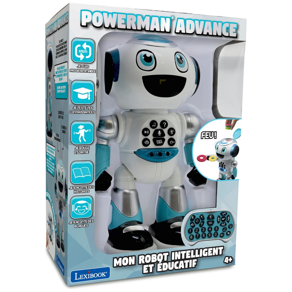 Robot intelligent télécommandé pour enfant, jouet éducatif de