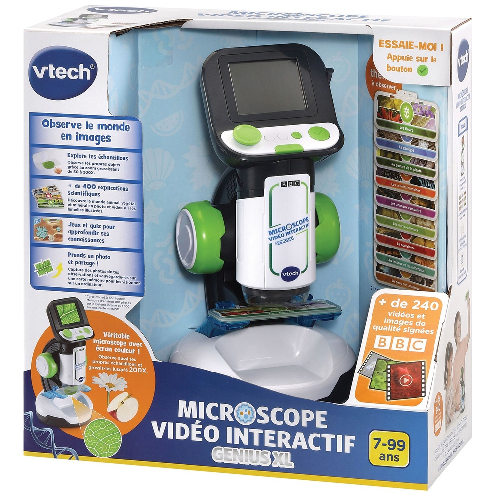 VTech - Genius XL Microscope Vidéo Interactif | Smyths Toys France