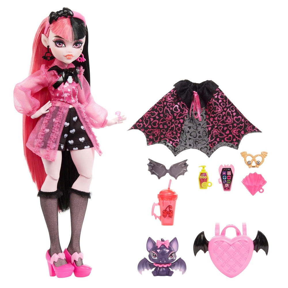 Monster High Draculaura Reproduction Doll With Doll Stand Accessorie ...