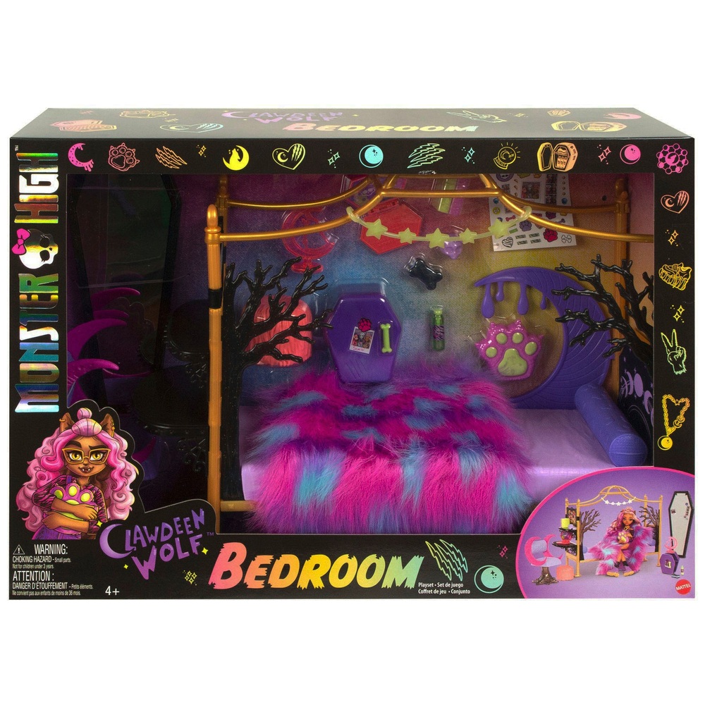 Buy Monster High Clawdeen Wolf's Bedroom Playset from £29.99