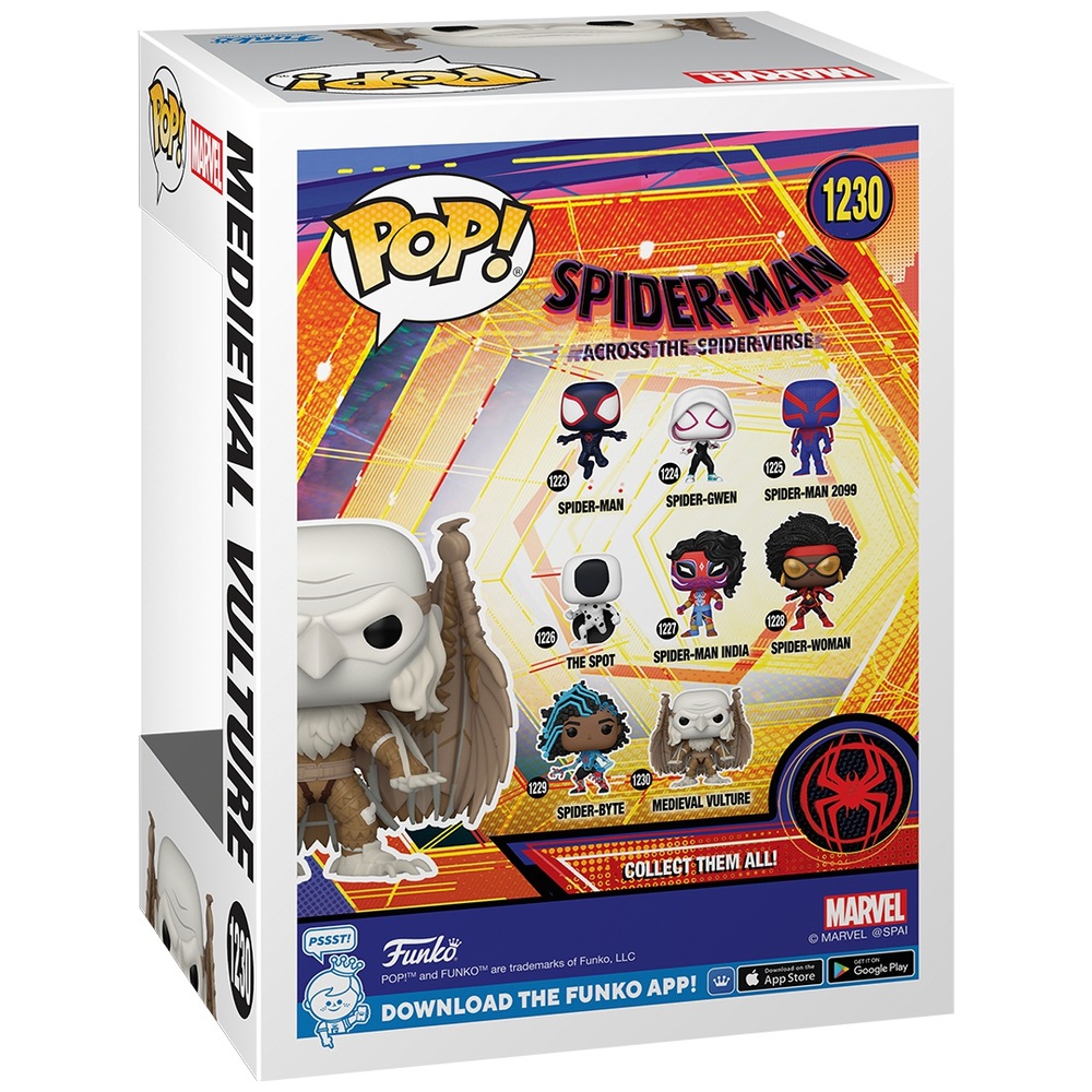 POP! Vinyl 1230: Spider-Man Across the Spider-Verse Medieval Vulture ...