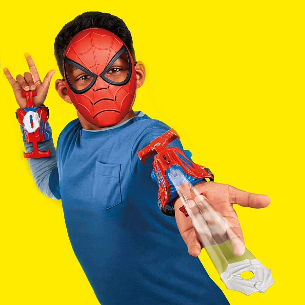 Marvel Spider Man Double Web Shooter met Masker Smyths Toys Nederland