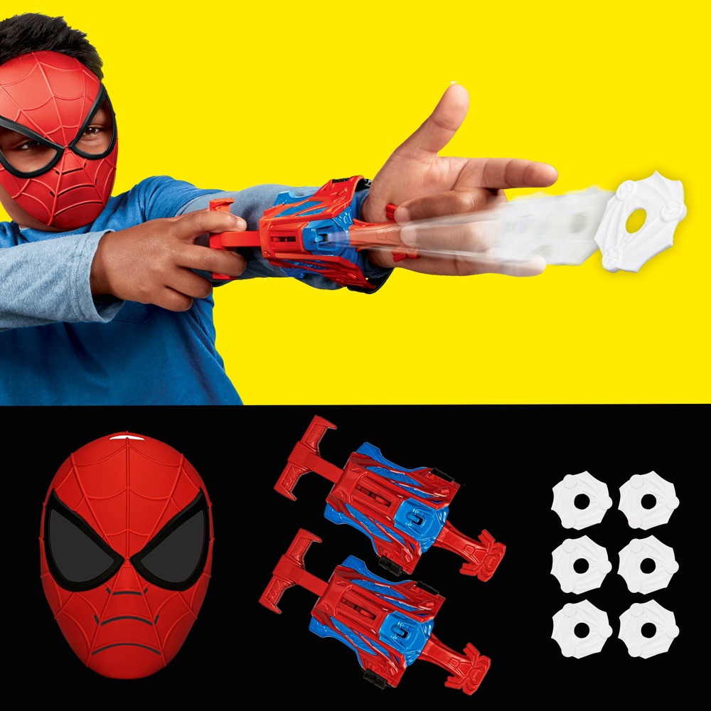 Marvel Spidey and His Amazing Friends, Lance-toile de Spidey, toile en  tissus déployable, pour enfants dès 3 ans - Marvel