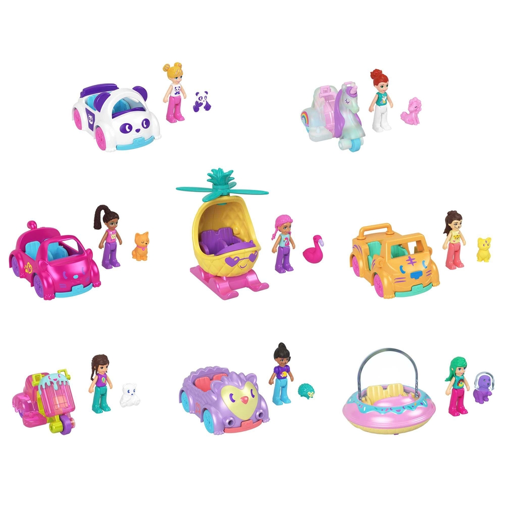 Polly Pocket Pollyville Doll and Vehicle Assortment | Smyths Toys UK