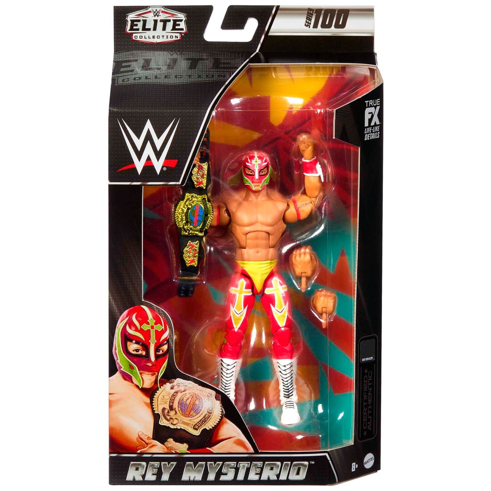 WWE Action Figures WWE Elite Series 100 Rey Mysterio Figure Collectible Smyths Toys Ireland